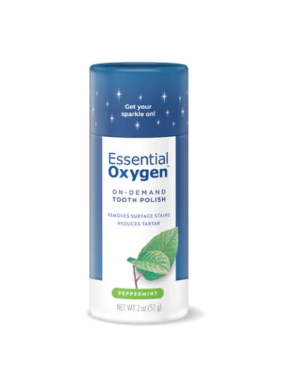 NWT Essential Oxygen On-Demand Tooth Polish Peppermint 2 oz / 57 g